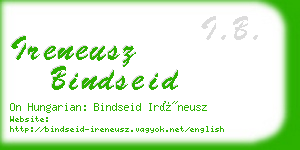 ireneusz bindseid business card